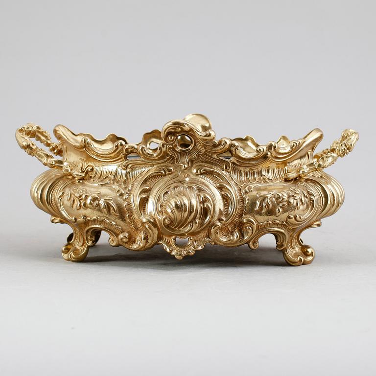 JARDINJÄR, mässing, rokokostil, 1900-tal.