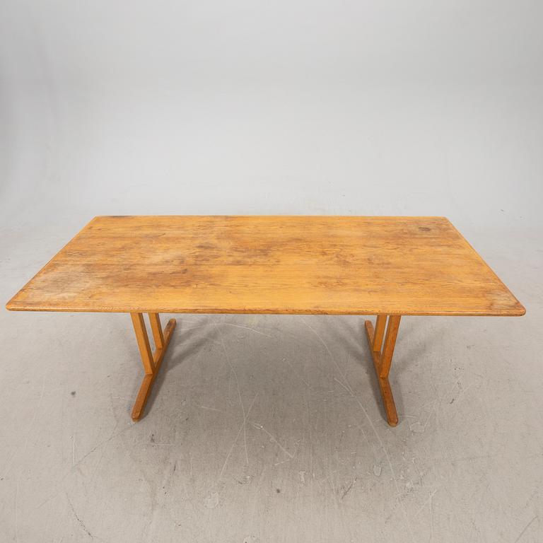 Børge Mogensen, a 'Shaker' oak table, danish  from the second half of the 20th century.