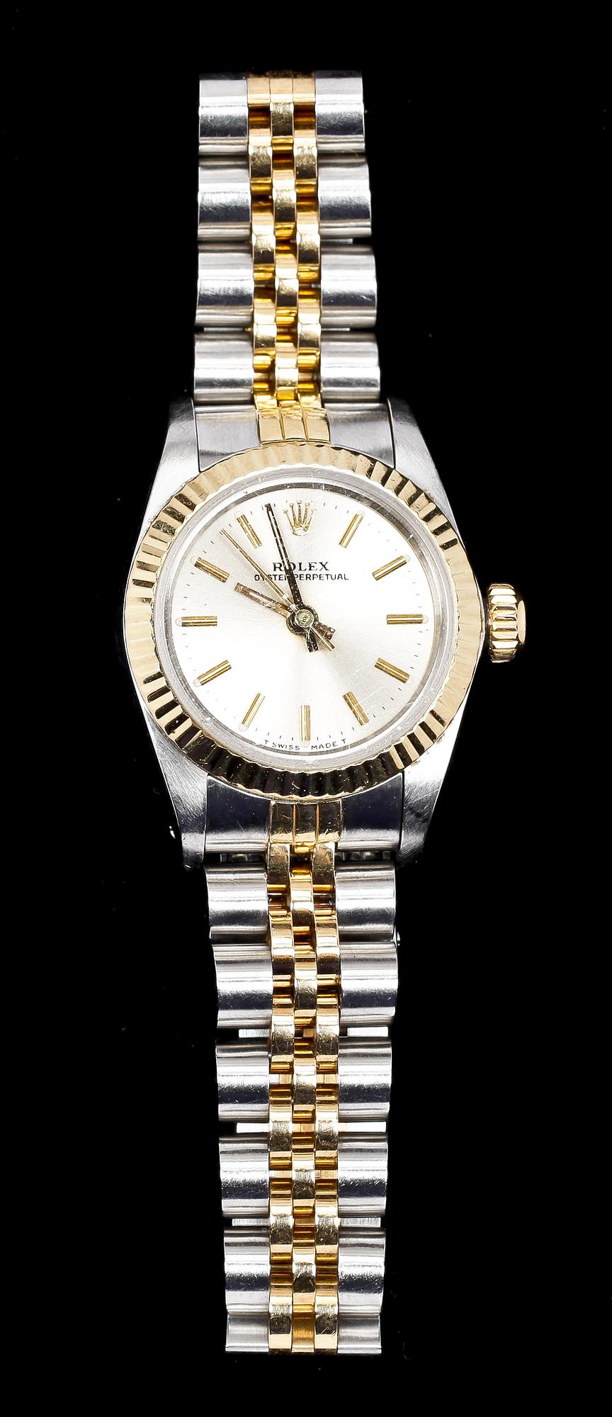 DAMARMBANDSUR, Rolex, Oyster Perpetual, automatisk.