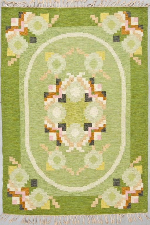 MATTA, rölakan, monogramsignerad IS, Ingegerd Silow. Ca 233 X 164 cm.