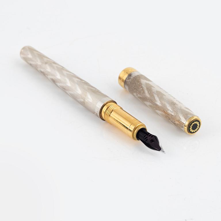 Reservoarpenna Montegrappa sterlingsilver Italien.