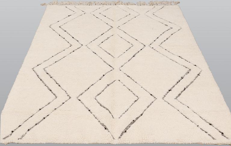 A moroccan carpet, ca 218 x 165 cm.