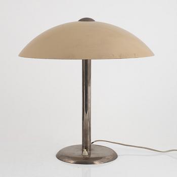 An Art Deco table light, Württembergische Metallwarenfabrik (WMF) Ikora, 1930s.