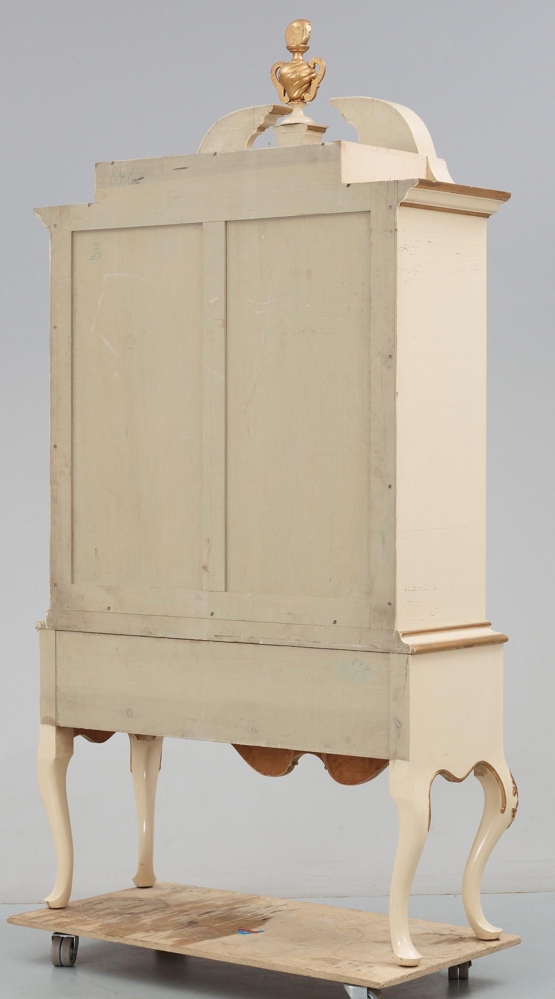 MATSALSGRUPP, 18 delar, rokokostil, Lysberg  och Hansen A/S, Kgl. Hofleverandör Palaegade Köbenhavn,1900-tal.