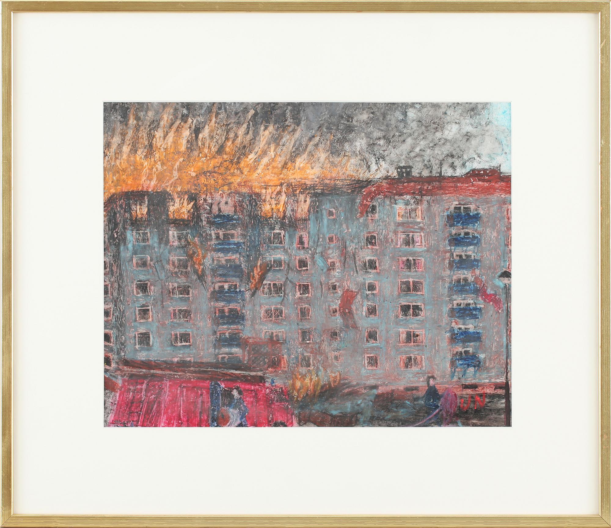 VERA NILSSON, pastell, monogramsignerad.