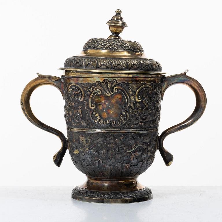 George Boothby, dryckeskanna, förgyllt silver, London 1725.