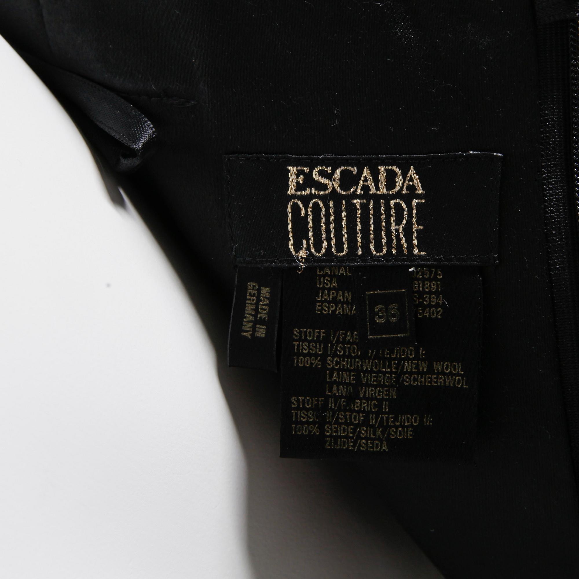 LÅNGKLÄNNING, Escada Couture, storlek 36.