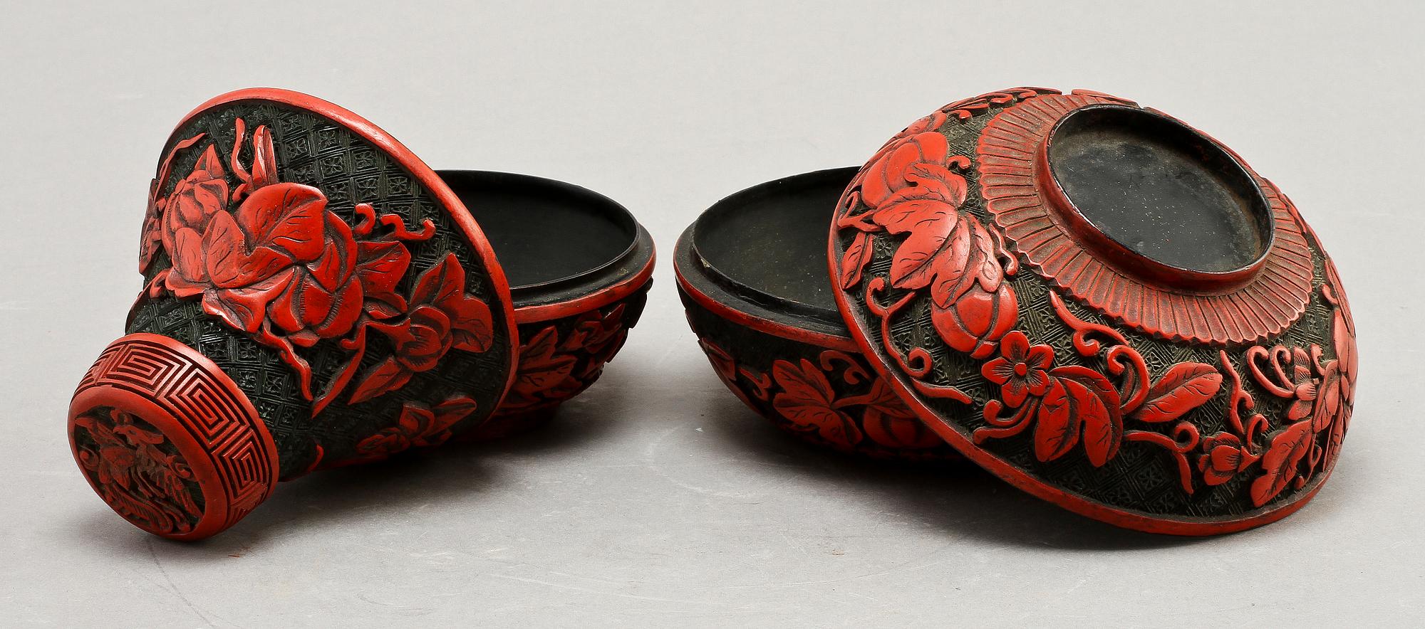 KÄRL, lackarbete, Kina, 1800/1900-tal.