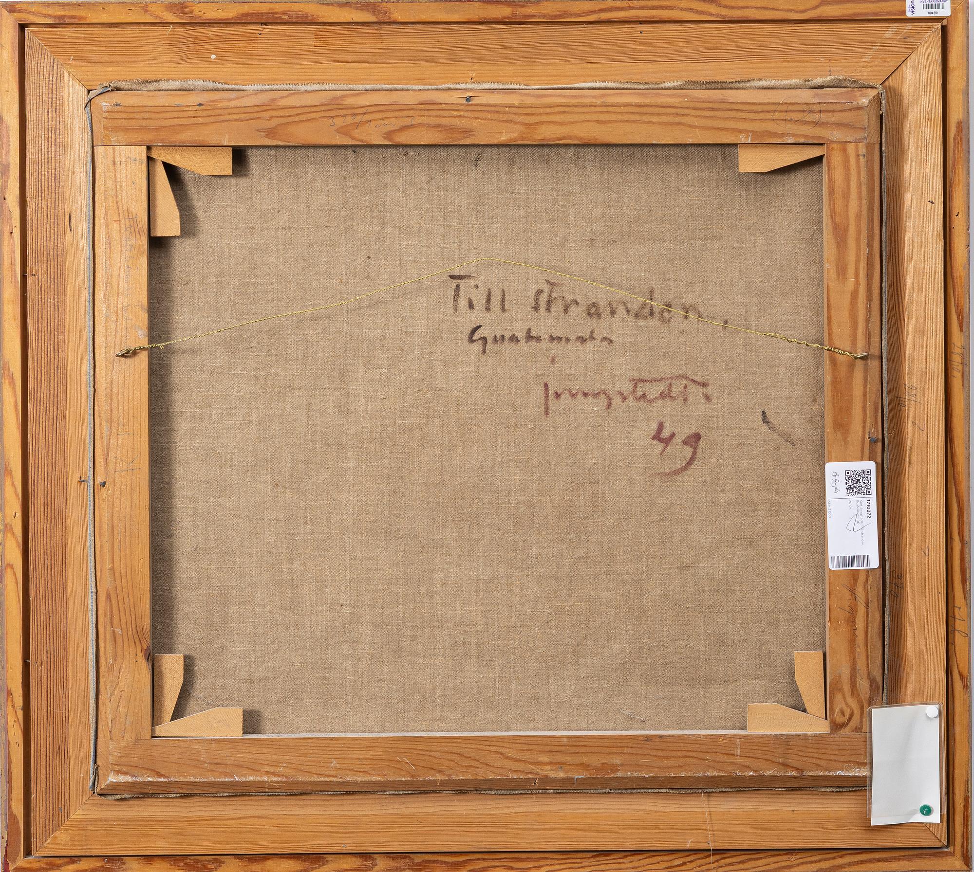 Kurt Jungstedt, "Till stranden, Guatemala".