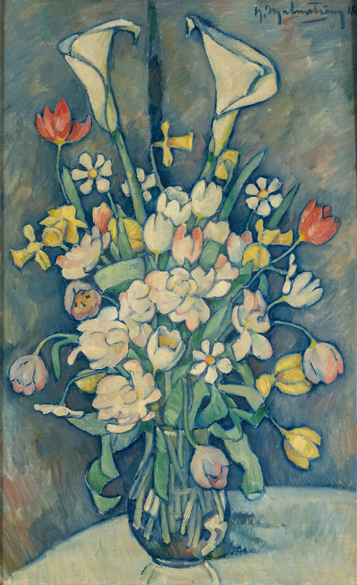 HENNING MALMSTRÖM, oil on canvas, signed and dated -18.