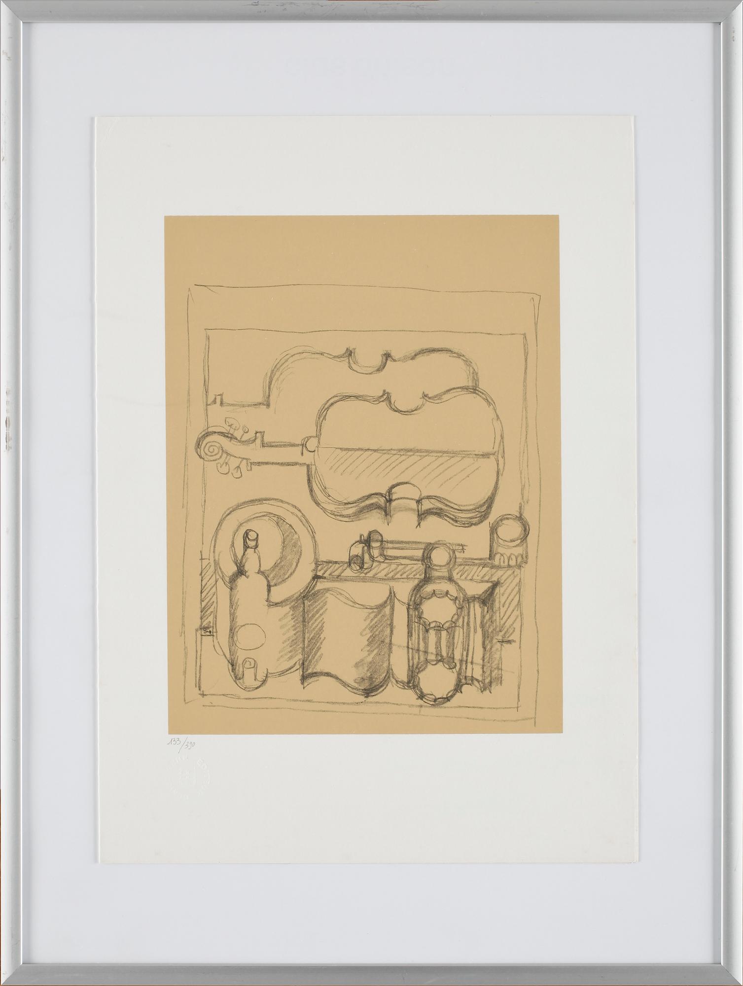 LE CORBUSIER, efter, offset, numr 133/390, 1988.