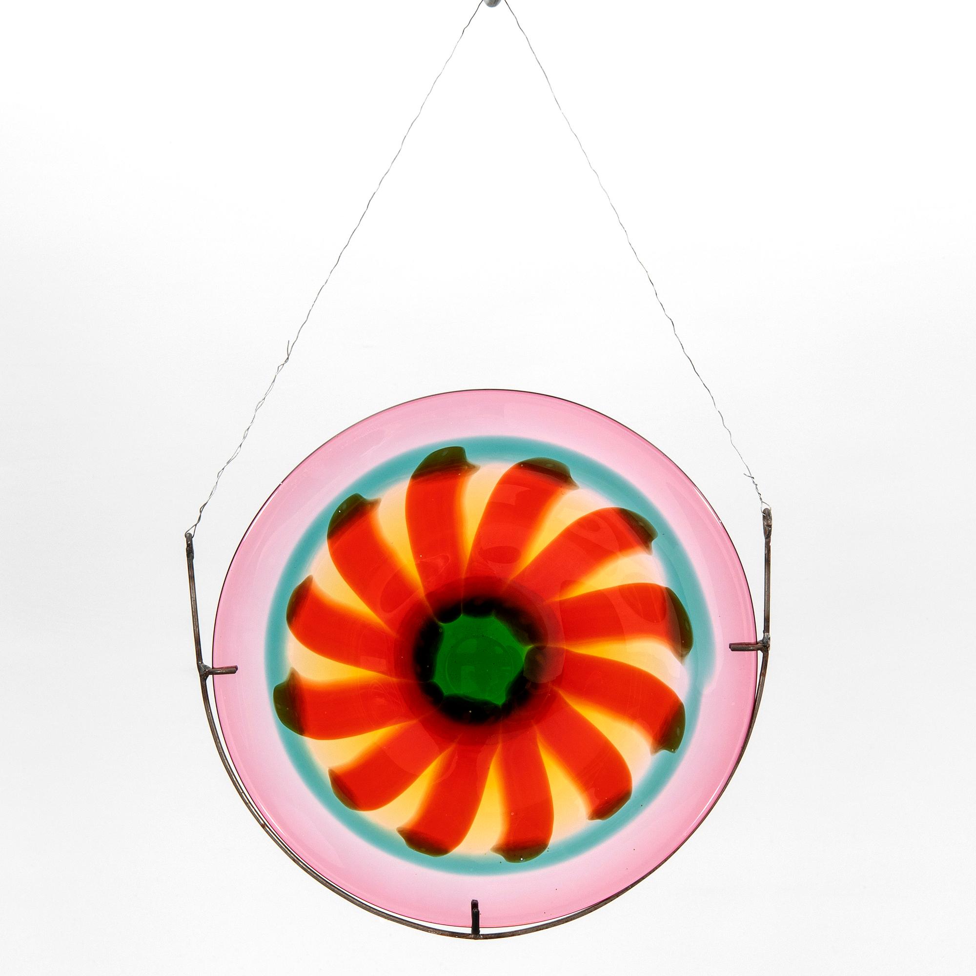 Berit Johansson, window sculpture signed and dated Sjöhyttan 1996.