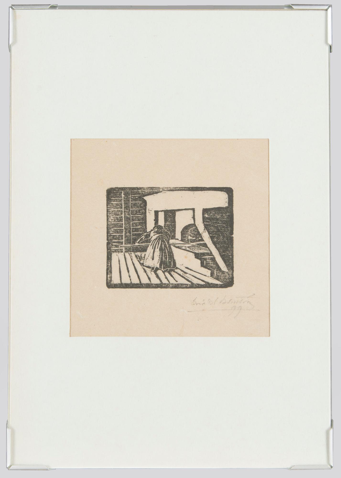 Eric O. W. Ehrström, Stugu interiör.