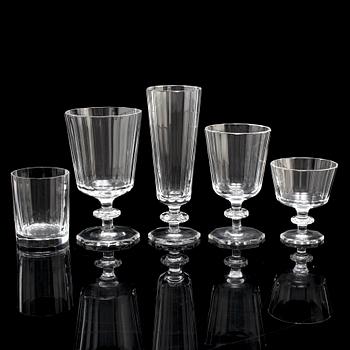 ELIS BERGH, A set of 65 glasses 'Karlberg', Kosta.