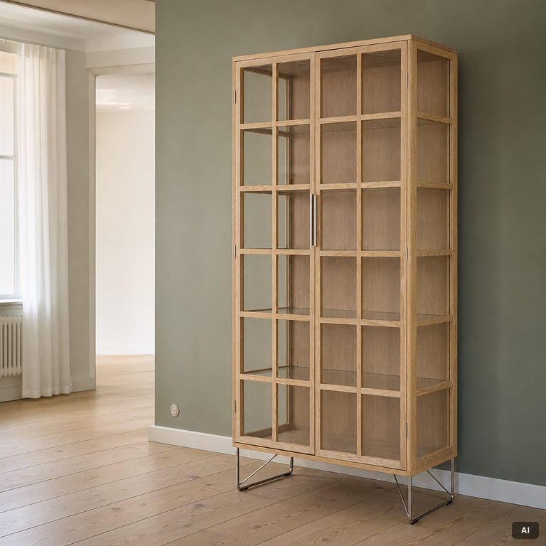 Nissen & Gehl, display cabinet, “AK 2780-2782”, Naver Collection, Denmark.