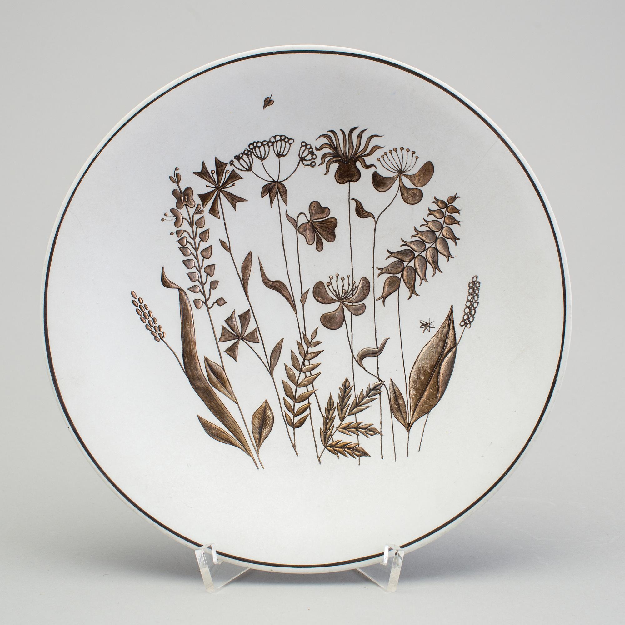 STIG LINDBERG, a lot of seven pieces of "Grazia" items, Gustavsberg 1950/60s.