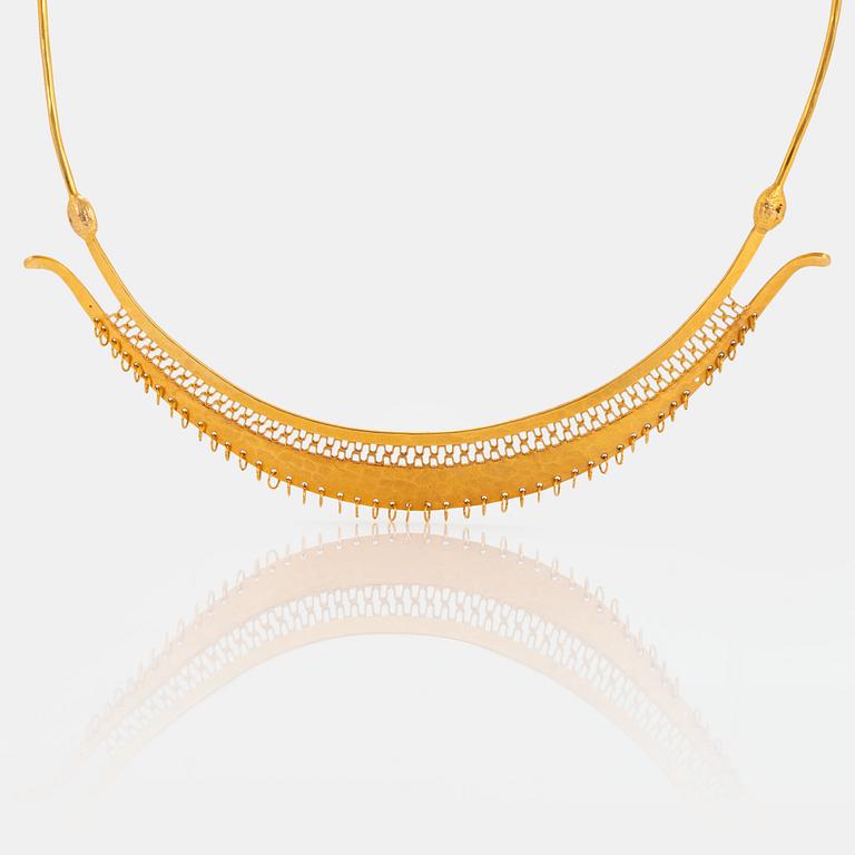 Tapio Wirkkala collier 18K guld.