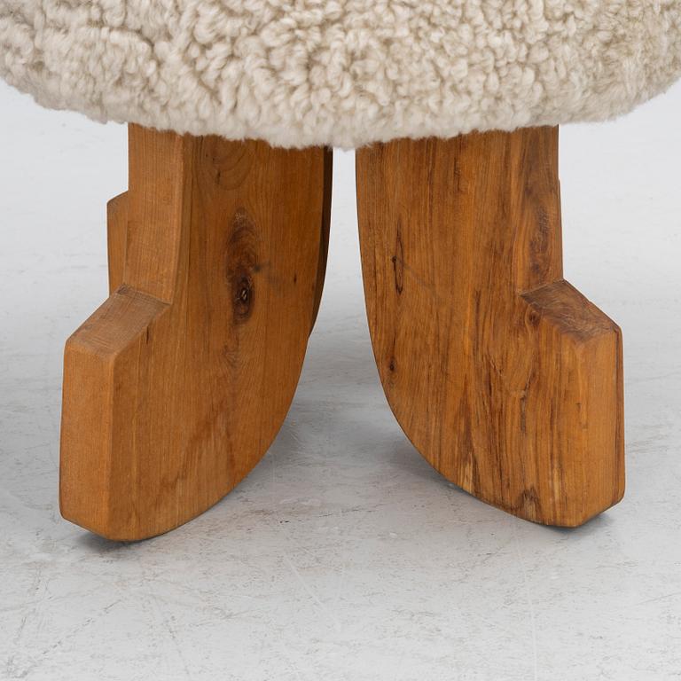 Bernt Bäckdahl, a pair of stools, one signed and dated -79.