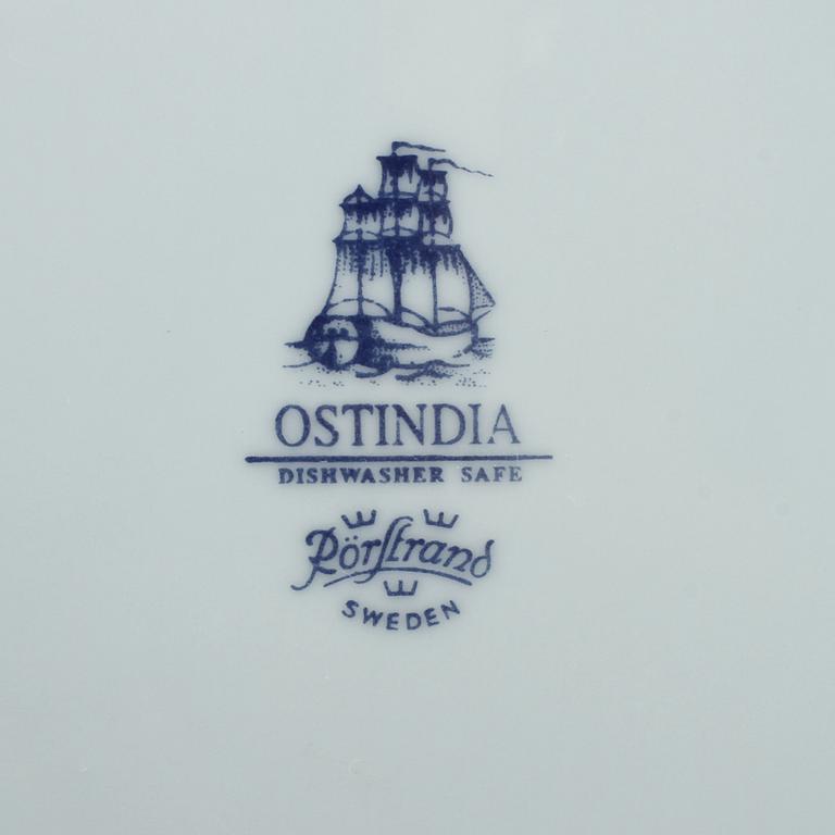 SERVISDELAR, 43 st, porslin, "Ostindia", Rörstrand, 1900-talets andra hälft.