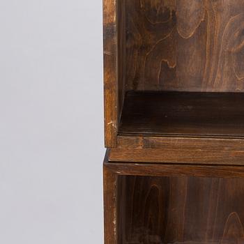 Aino Aalto, kirjahylly / kirjakaappi, 412/4  O.Y. Huonekalu- ja Rakennustyötehdas A.B. 1940-luku.