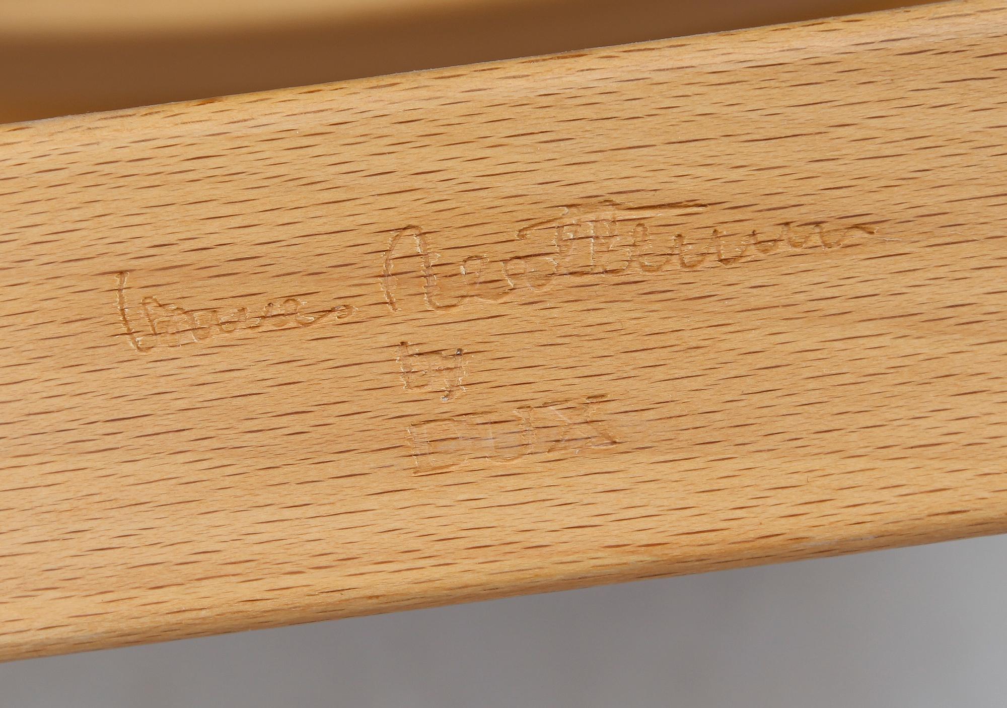 FÅTÖLJ, "Pernilla", Bruno Mathsson, Dux, 1900-talets andra hälft.