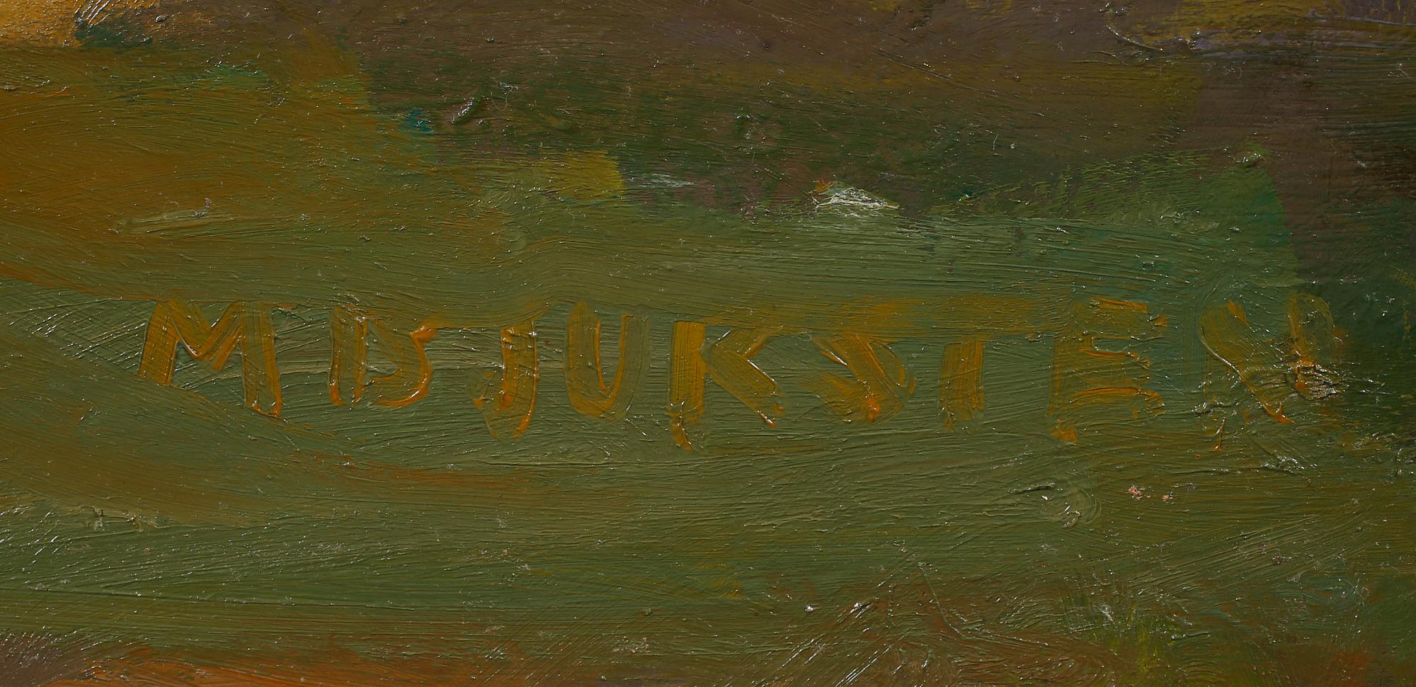 MAGNUS BJURSTEN, olja på duk, signerad.