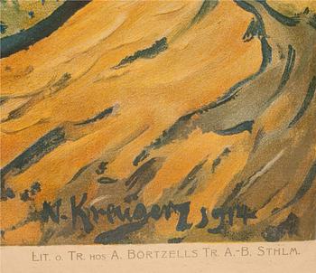 LITOGRAFISKT TRYCK, 1900-talets första hälft.