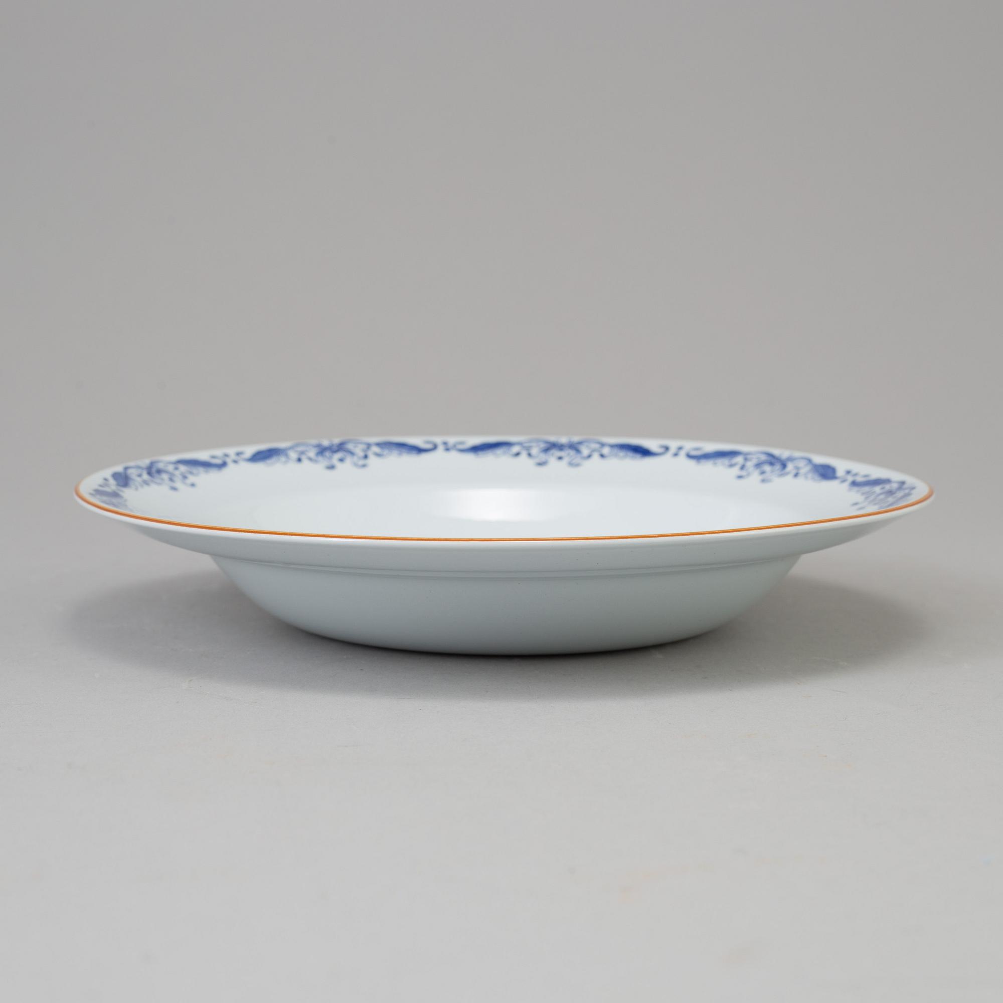 MATSERVIS, 67 delar, porslin, "Ostindia", Rörstrand, 1970/80-tal.