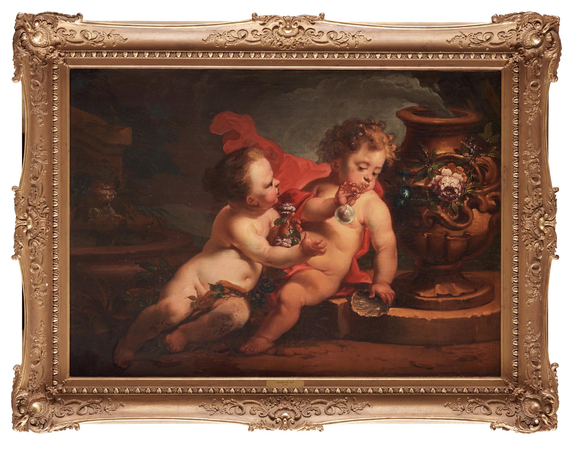 Jacob de Wit, Allegorical scene.
