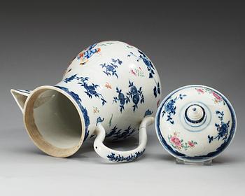 KANNA med LOCK, kompaniporslin. Qing dynastin, Qianlong (1736-95).
