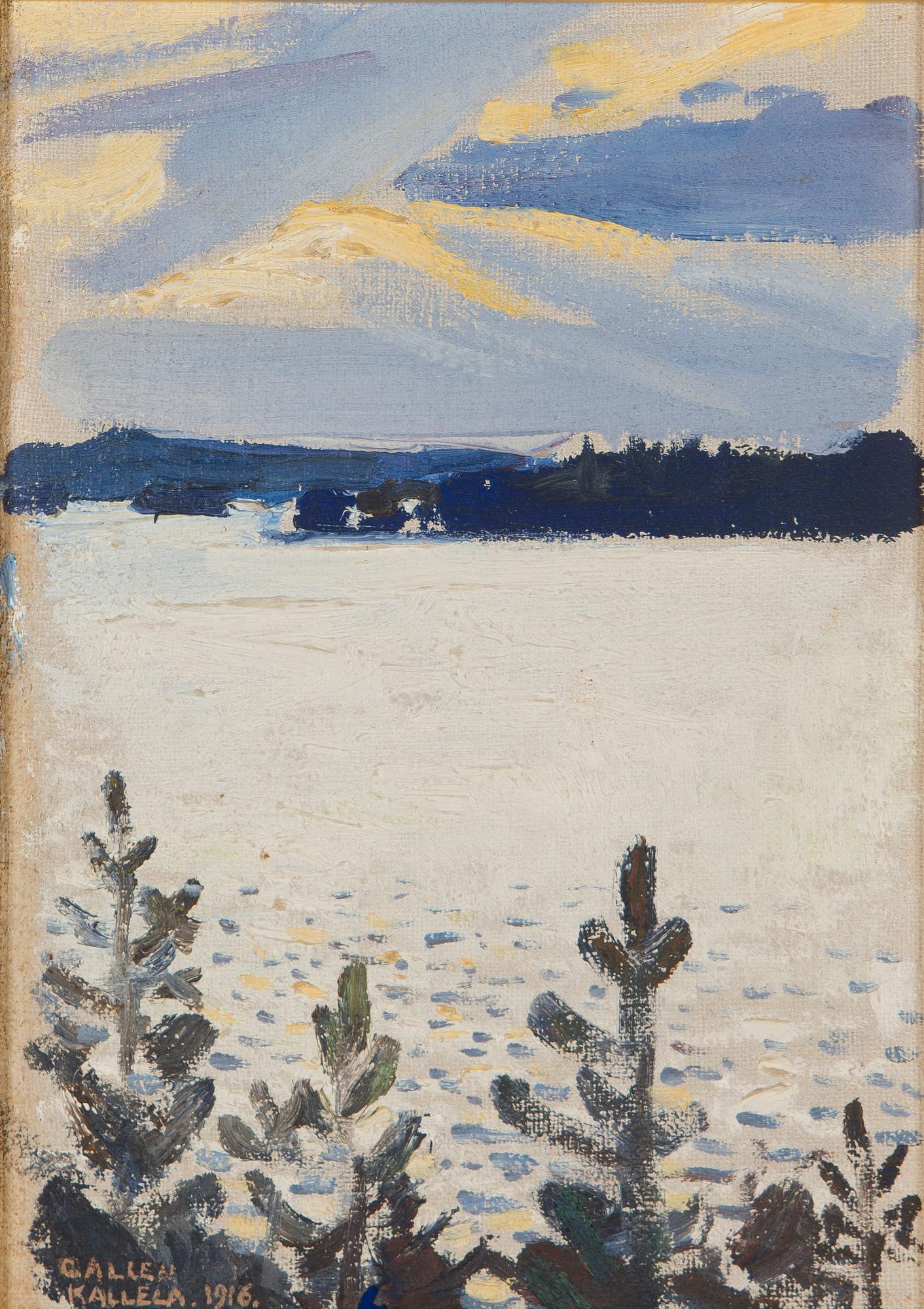 Akseli Gallen-Kallela, Strandlandskap.