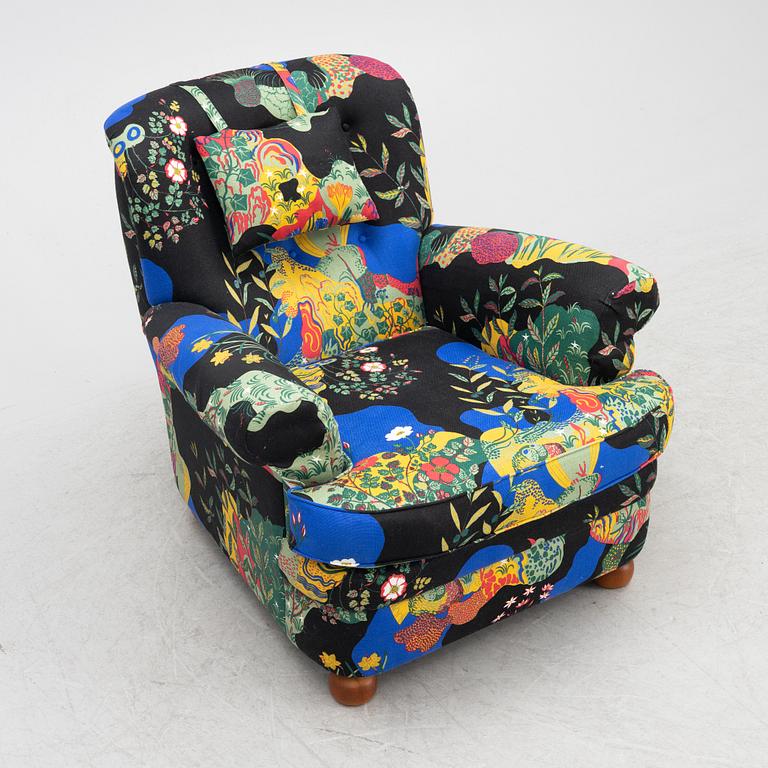 Josef Frank, armchair, model 336, Firma Svenskt Tenn.
