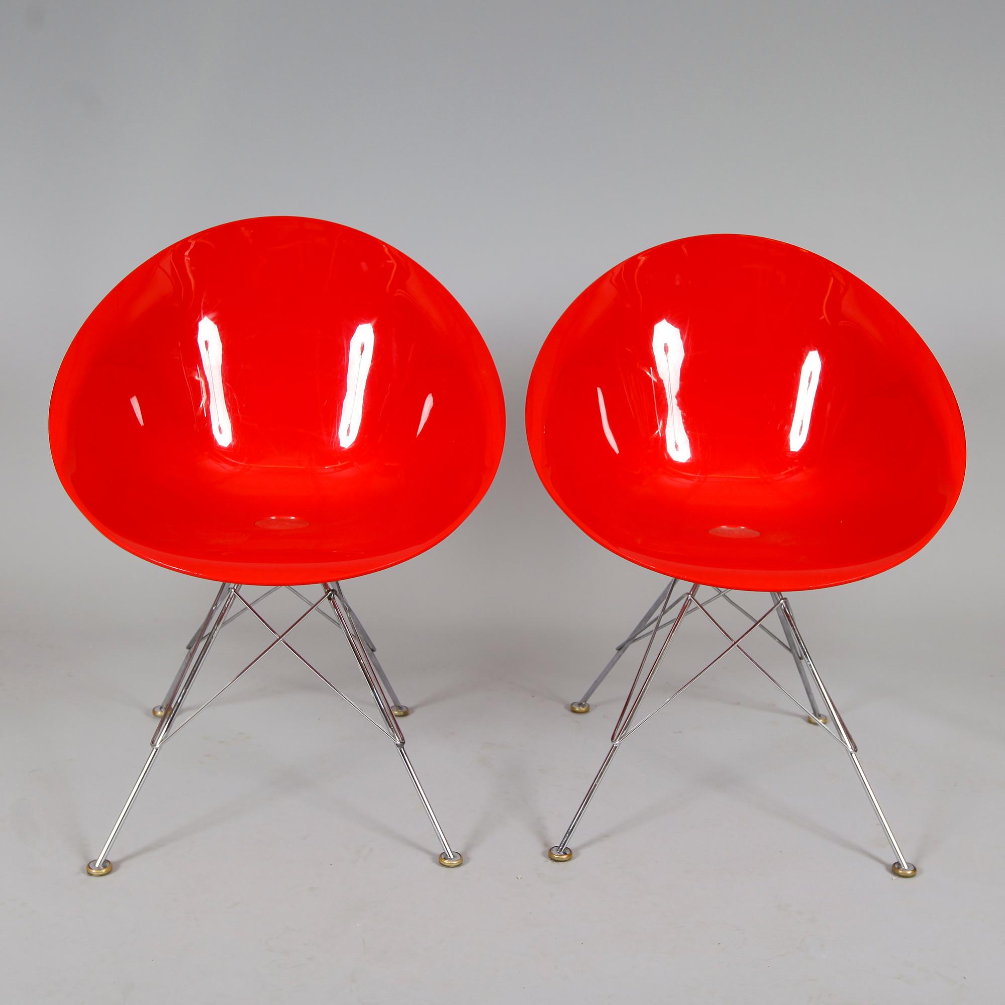 STOLAR, 1 par, "Eros", Philippe Starck för Kartell.