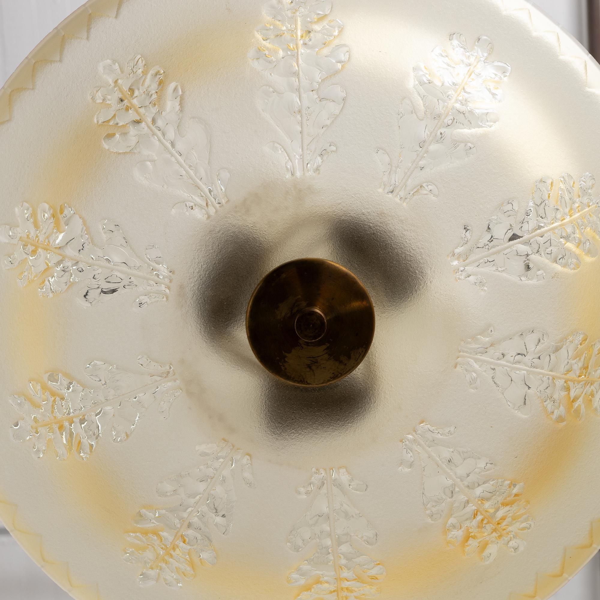 A Swedish Modern ceiling lamp, 1940s.
