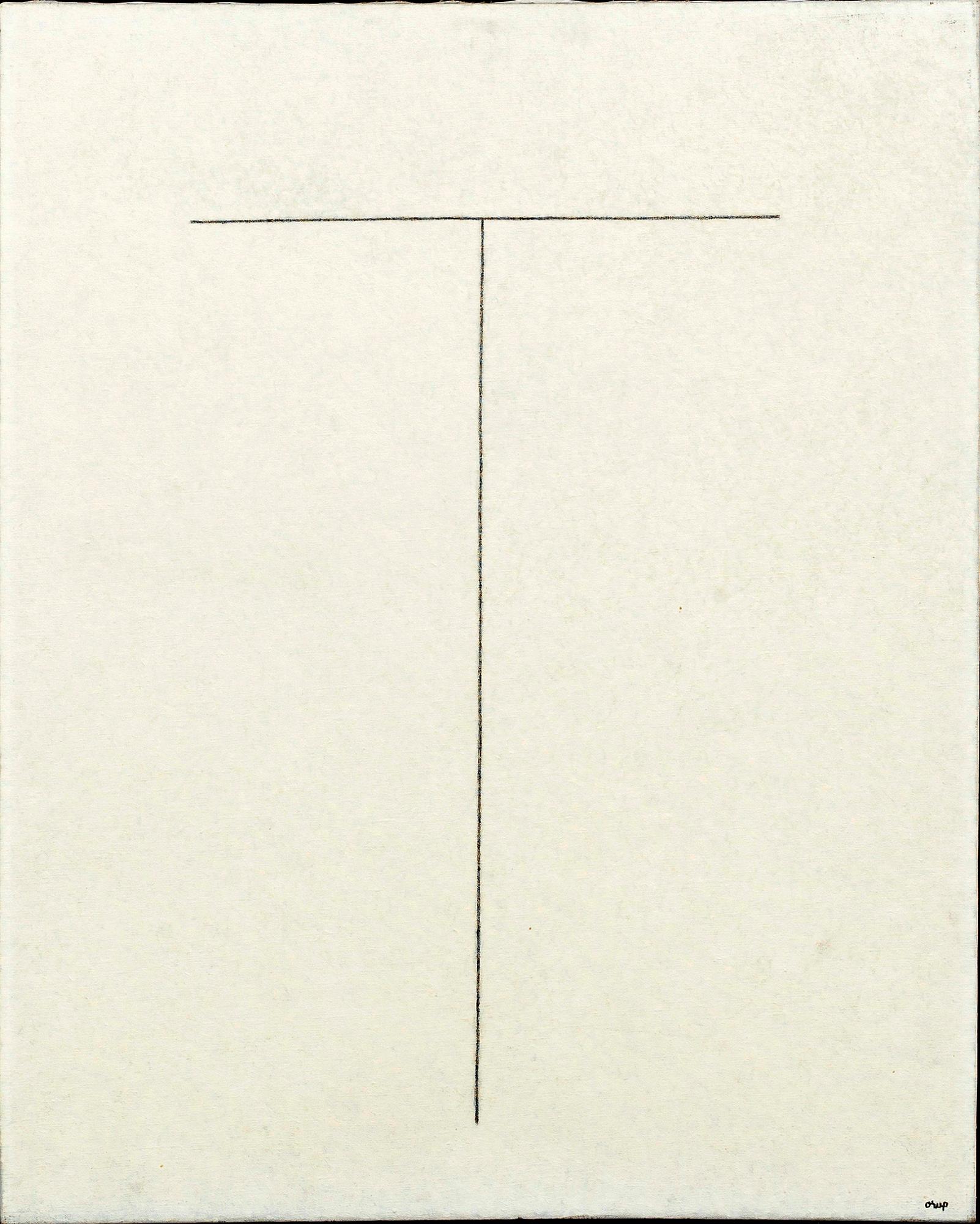 BENGT ORUP, oil on canvas, signed, dated a tergo 1980.