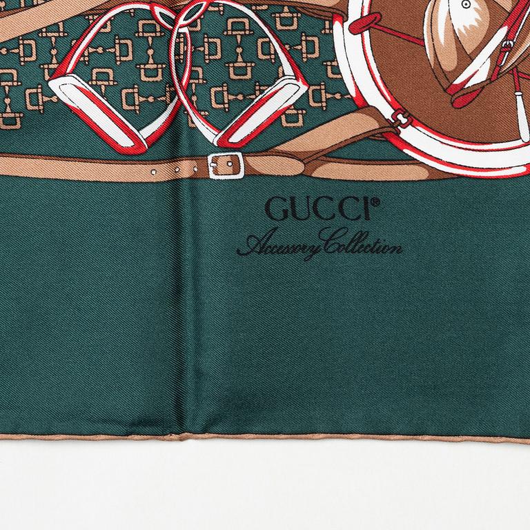 Gucci, scarf.