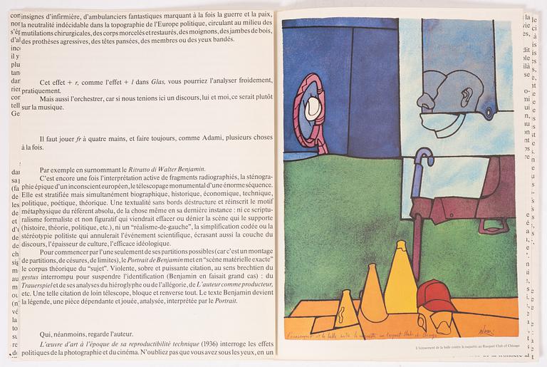 Periodicals, 9 pcs, "Derrière Le Miroir", published by Galerie Maeght.