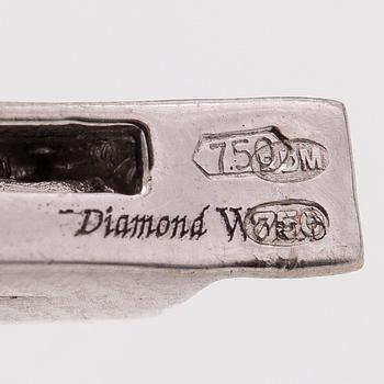 Halsband, 18K vitguld, diamanter ca 2.50 ct tot.