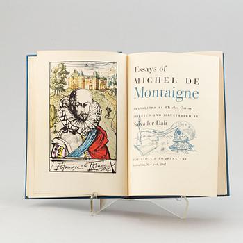 Bok, Essays of
Michel de Montaigne,
illustrationer av Salvador Dali, signerad av Salvador Dali, numrerad 966/1000.