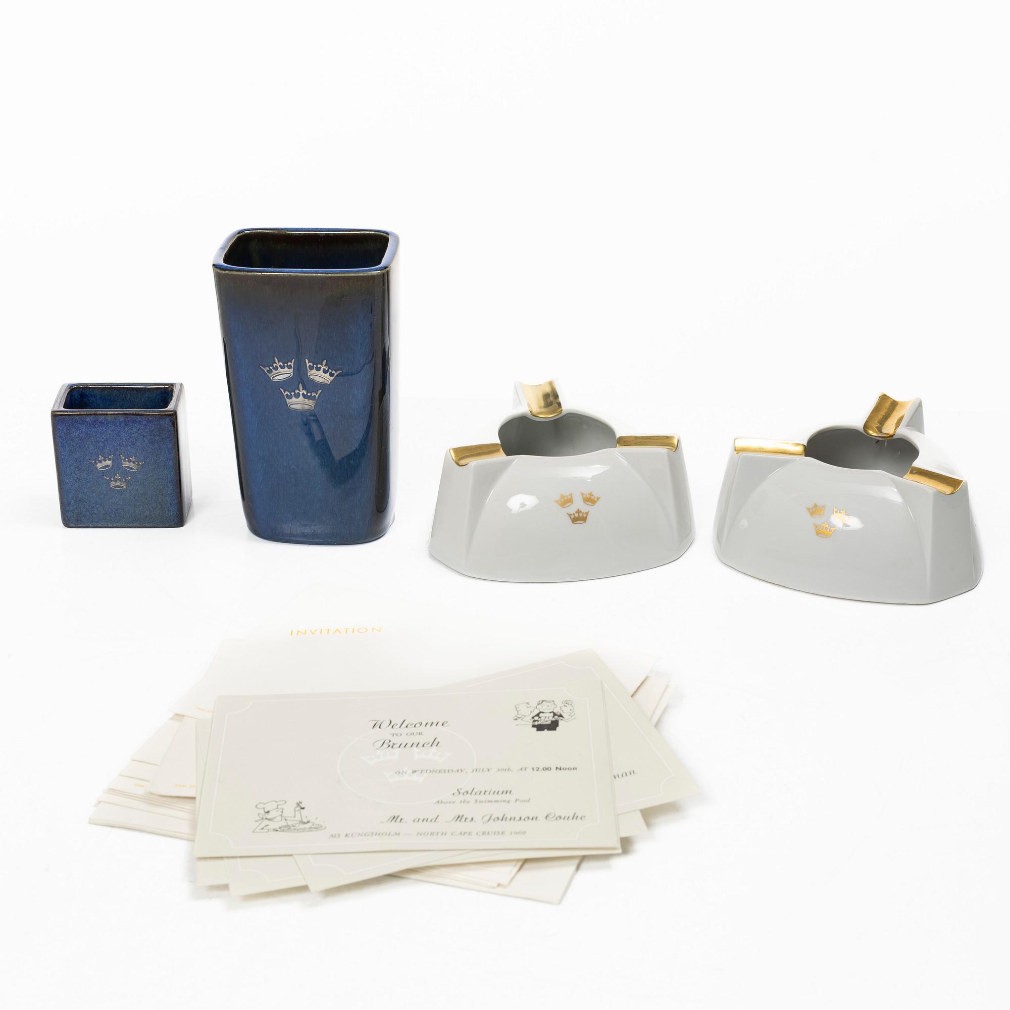 Parti memorabilia, "Svenska Amerika Linien", mestadels 1969.