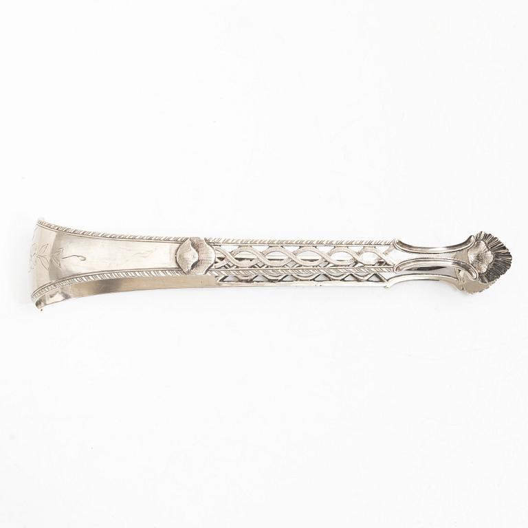 Carl Fredrik Seseman, sockertång, silver, Arboga 1788.