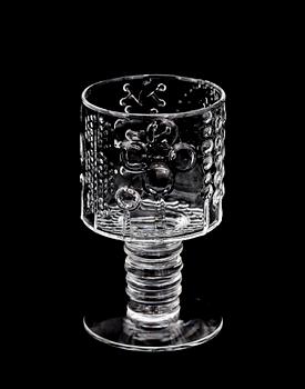 GLASSERVISDELAR, 19 st, "Flora", Oiva Toikka, Arabia.