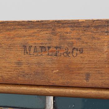 A fire screen, Maple & Co, England, circa 1900.