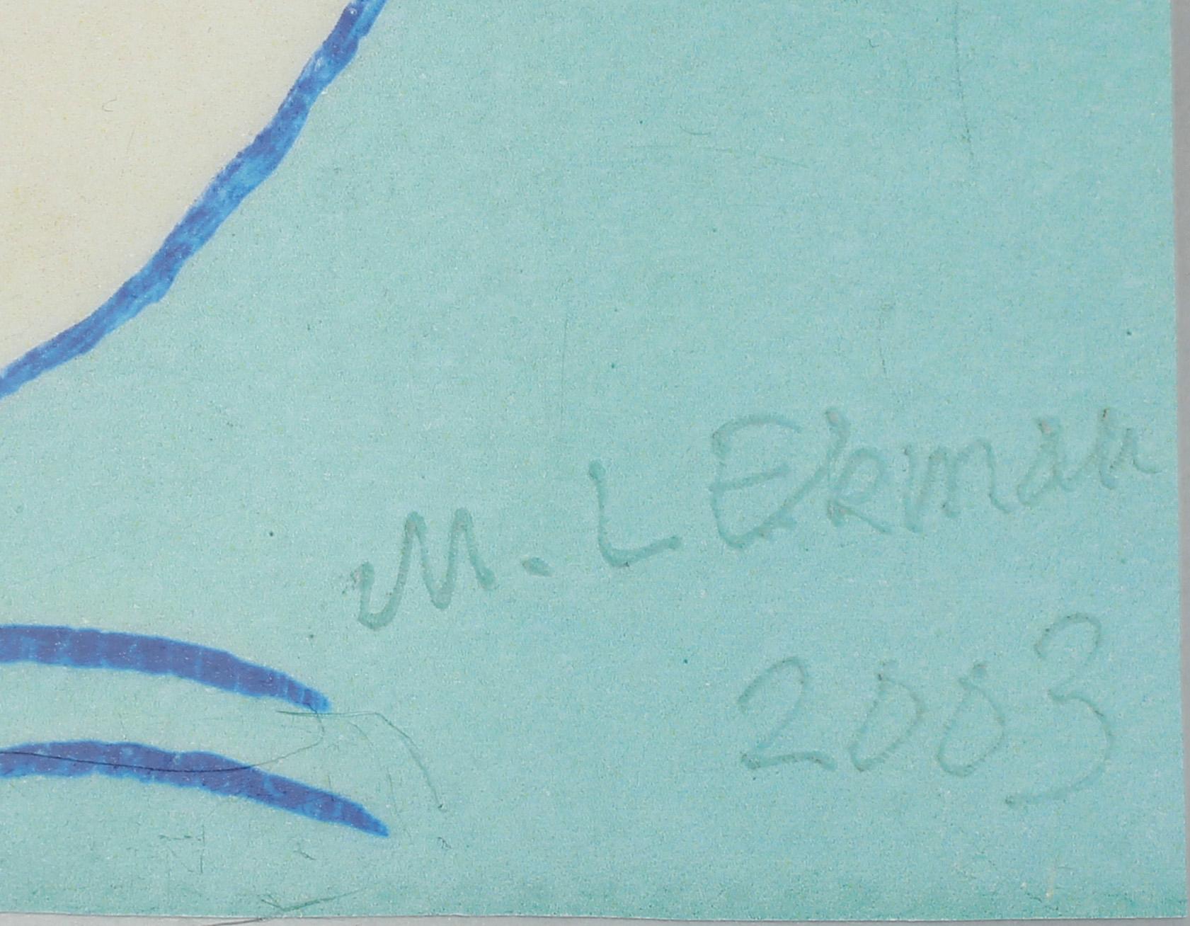 MARIE-LOUISE EKMAN, färgserigrafi. Signerad och numrerad 3/4 samt daterad 2003.