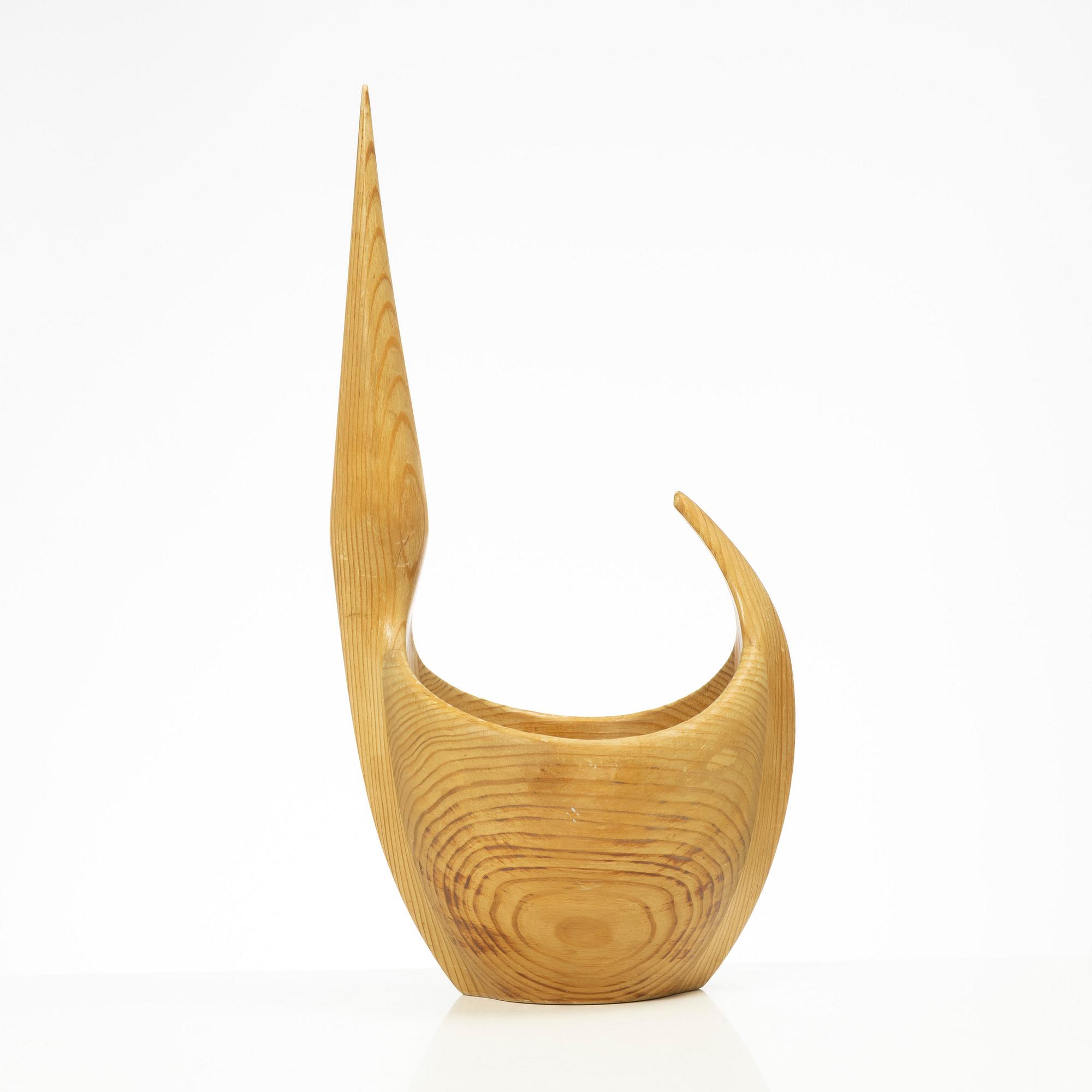 Johnny Mattsson, skål, trä, signerad.