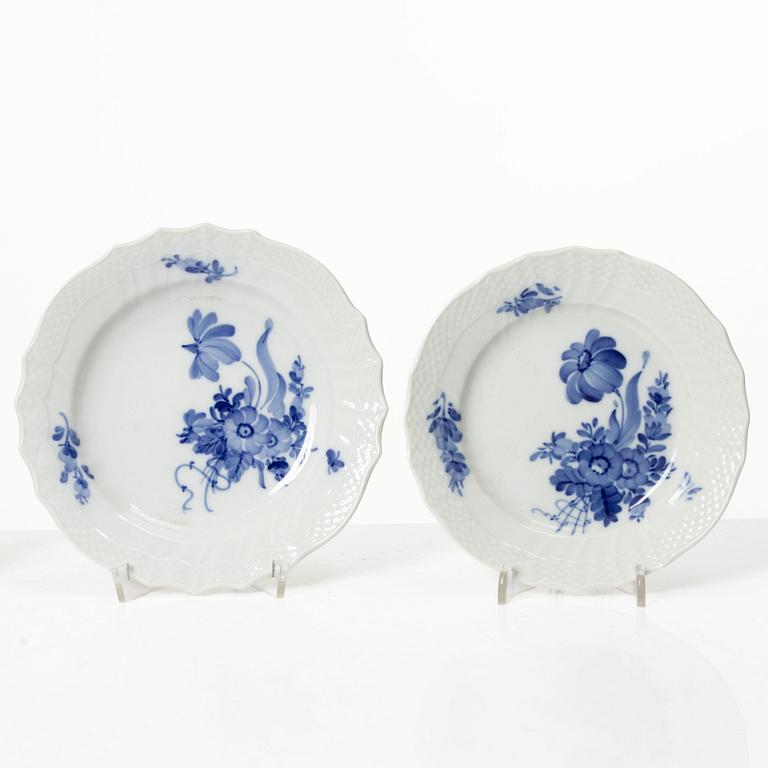 Royal Copenhagen, kaffeservis, 54 delar, "Blå blomst", Danmark, 1900-talets andra hälft.