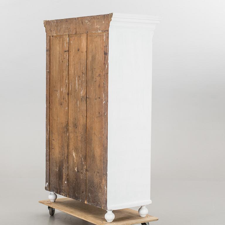 A painted early 1900s wardrobe.