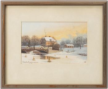 Fredrik Isberg, "Old Djurgården Bridge".