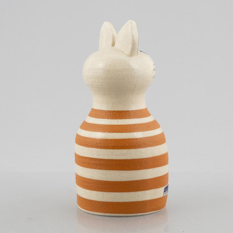 Lisa Larson, figurin, stengods, "Mellanstor katt", ur serien "Tripp, trapp, trull", Gustavsberg.