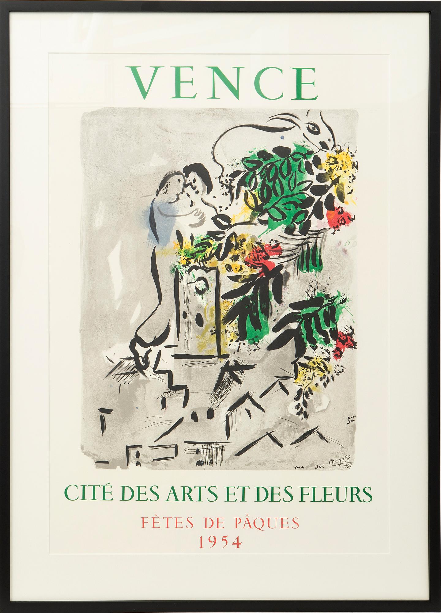 Marc Chagall, "Vence City of Arts and Flowers.".